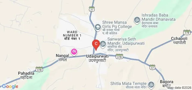Bhanwar Kanwar Sugan Singh Shiksha Mahavidyalaya, Jhunjhunu Map