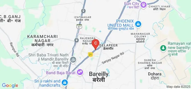 Rajshree College of Pharmacy, Bareilly Map