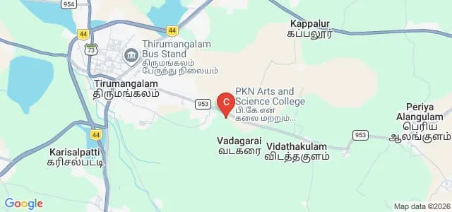 PKN College of Arts and Science, Madurai Map