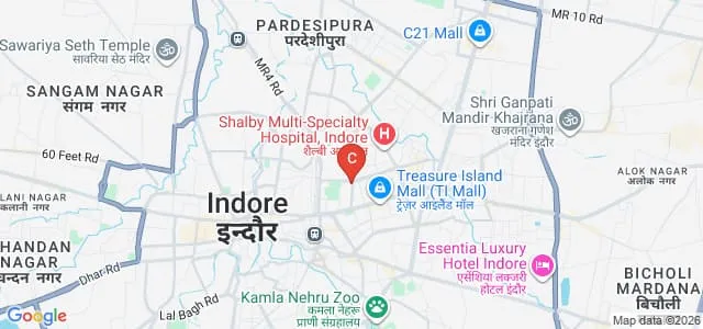 College of Design and Technology, Indore Map