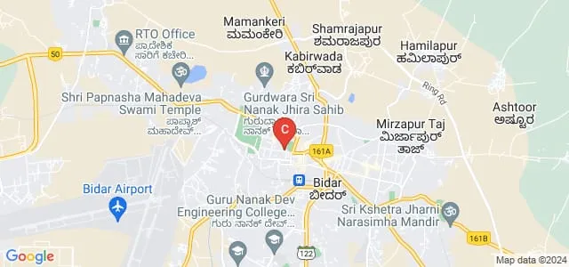 Dr Prashant Mashetty College of Business Management, Bidar Map