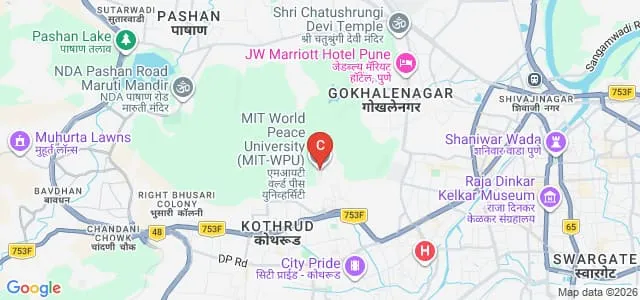 WPU School of Engineering and Technology, Pune Map