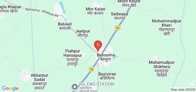 Krishna Institute of Education, Meerut Map