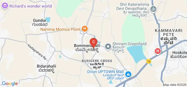 Surya College of Nursing, Bangalore Map