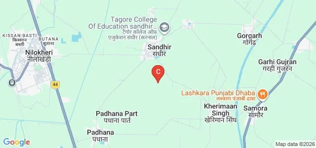 Tagore College of Education, Karnal Map