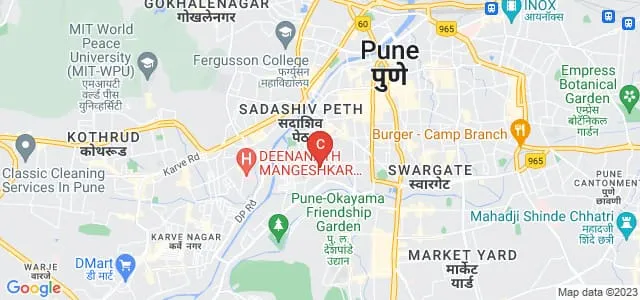 Dwarika Sangamnerkar Medical Foundation School of Nursing, Pune Map
