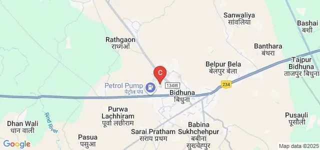 Baburam Mohanlal Mahavidyalaya, Auraiya Map