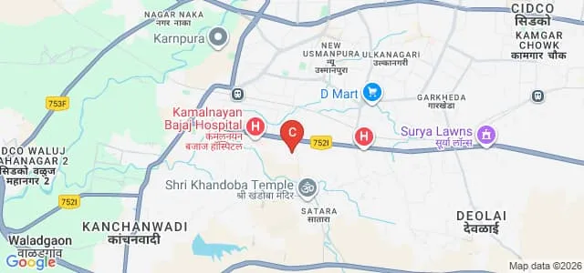 MIT College of Food Technology, Aurangabad Map