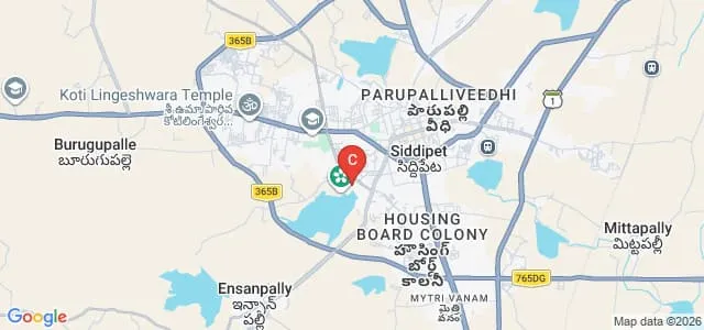 Gajwel College of Education, Siddipet Map