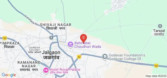 Dhanaji Nana Chaudhari Vidya Prabodhini's Loksevak Madhukarrao Chaudhari College of Social Work, Jalgaon Map