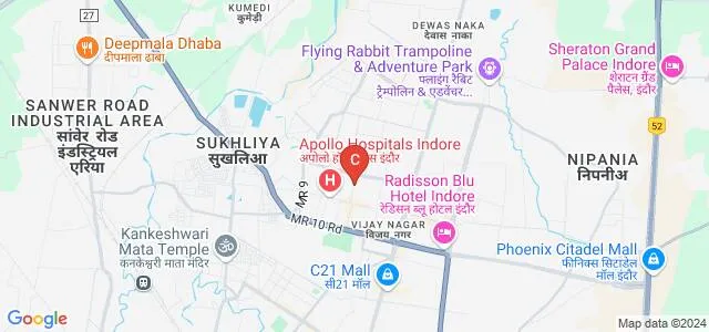Prestige Institute of Engineering and Science, Indore Map