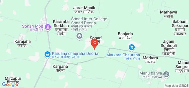 Ranju Singh Degree College, Deoria Map