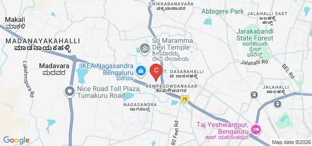 RR B Ed College, Bangalore Map