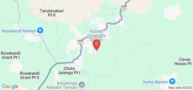 Swami Vivekananda School of Library Sciences, Silchar Map