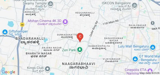 National Institute of Unani Medicine, Bangalore Map