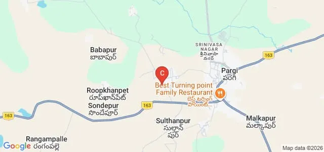 Osmania Graduates Association and Exhibition Society College of Education, Pargi Map