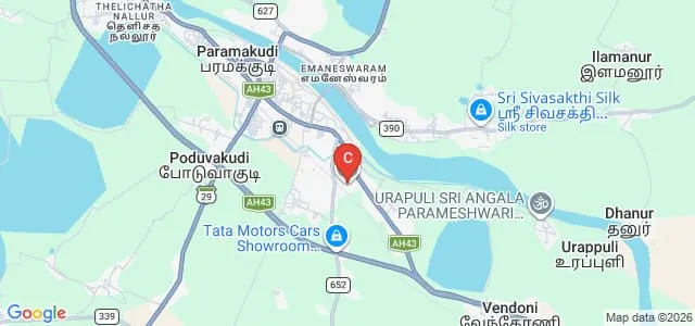 Government Arts College, Paramakudi Map