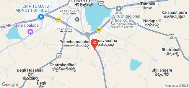 Rock Valley Degree College, Kolar Map