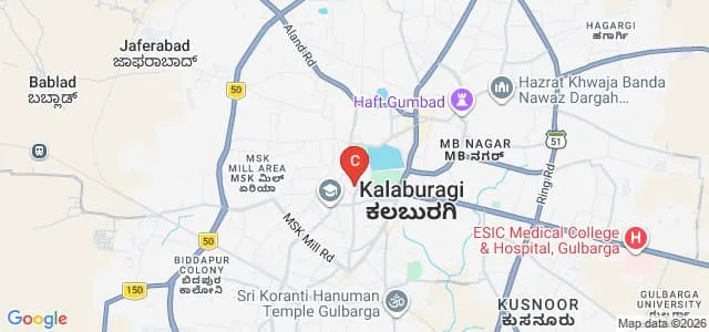 Nutan Vidyalaya Society College of Education, Kalaburagi Map
