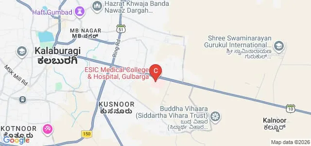 ESIC Medical College, Gulbarga Map