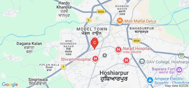 Government College, Hoshiarpur Map