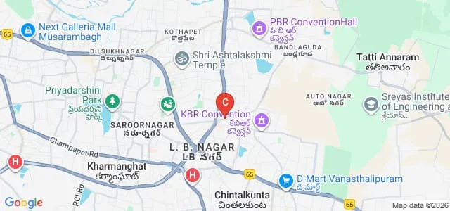 AIMS College of Hotel Management and Catering Technology, Hyderabad Map