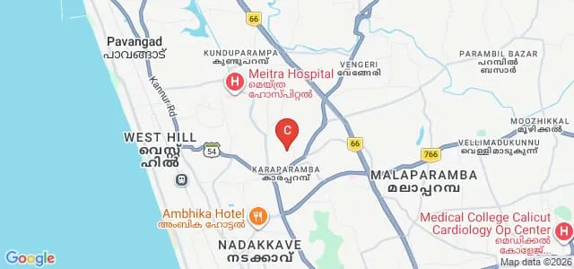 CICS College of Teacher Education, Calicut Map