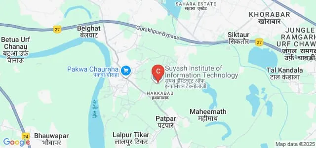Suyash Institute of Information Technology, Gorakhpur Map