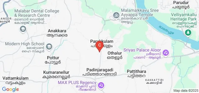 NSS Arts and Science College, Parakkulam Map