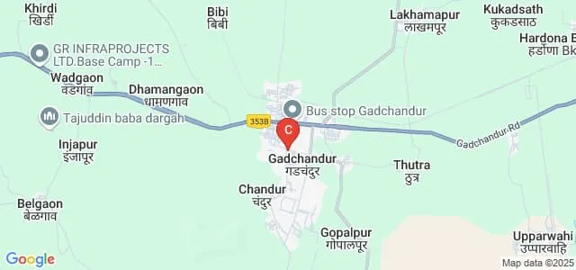 Mahatma Gandhi College of Science, Gadchandur Map