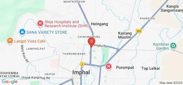 LMS Law College, Imphal Map