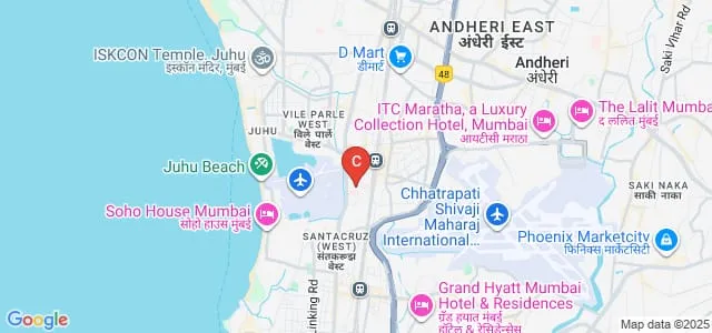 Maniben Nanavati Women's College, Mumbai Map