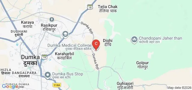 Phulo Jhano Medical College, Dumka Map