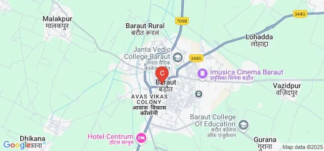 Kalindi College, Baraut Map