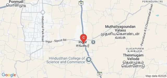 Hindusthan College of Engineering, Perundurai, Erode Map