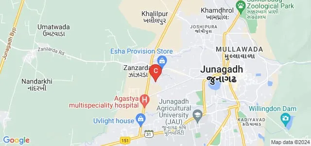 Mahatma Gandhi College of Nursing, Junagadh Map