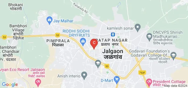 Sadguru Education Society's College of Education, Jalgaon Map
