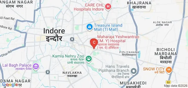 Government Autonomous College of Dentistry, Indore Map