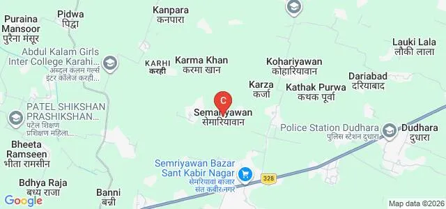 Awadh Centre of Education for Women, Sant Kabir Nagar Map