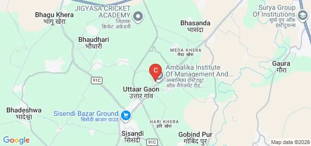 Ambalika Institute of Management and Technology, Lucknow Map