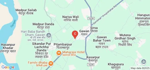 Jugal Kishore Degree College, Gawan Map