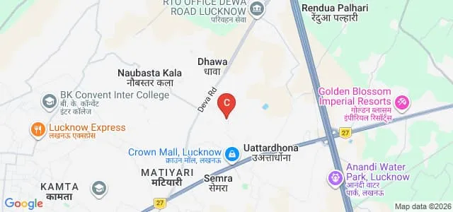 Akbari Begum College of Education, Lucknow Map