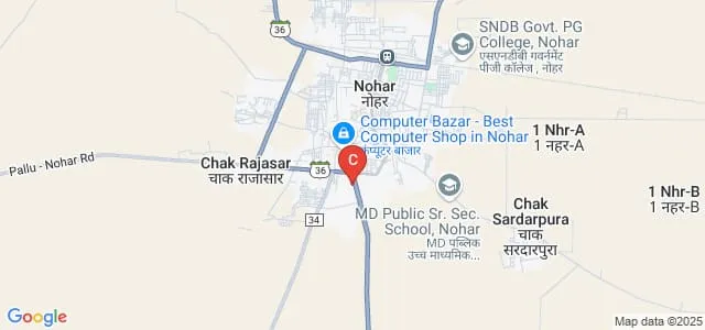 Shrimati Murti Devi Mahavidyalaya, Nohar Map