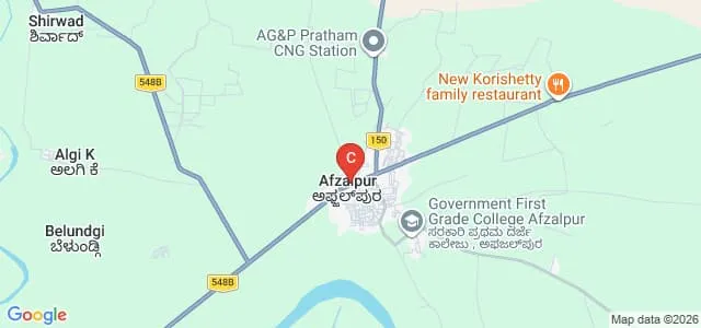 Shree Mahanteshwar Vidya Vardhak Sangh College of Education, Afzalpur Map