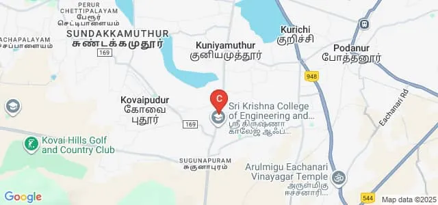 Capital College of Architecture, Coimbatore Map