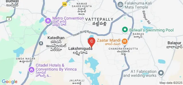 AAR Mahaveer Engineering College, Keshavgiri Map
