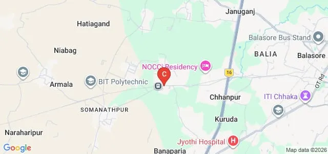 Jhadeswar Institute of Engineering and Technology, Balasore Map