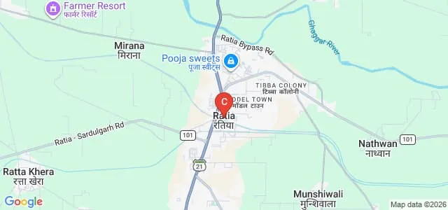 SBDS College of Veterinary and Animal Sciences, Fatehabad Map