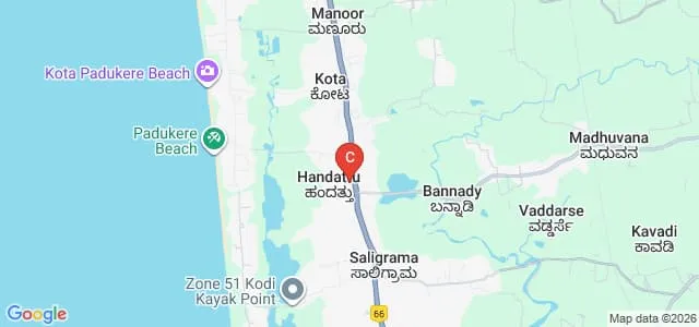 Ashrith College of Nursing, Udupi Map