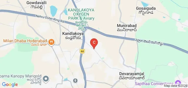 CMR College of Engineering and Technology, Hyderabad Map